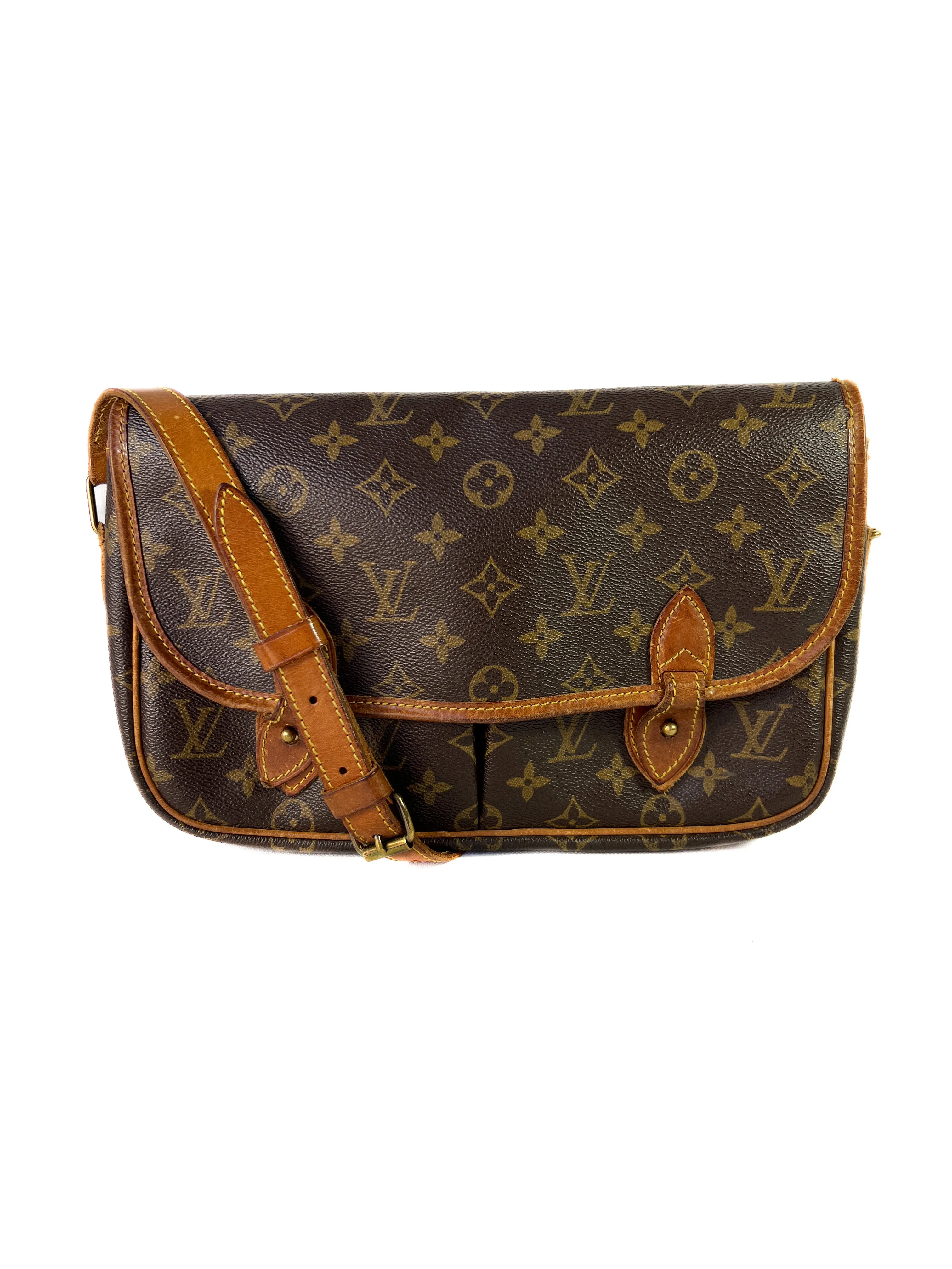 Louis Vuitton monogram Gibeciere MM 1991