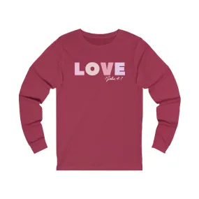 Love Unisex Jersey Long Sleeve Tee