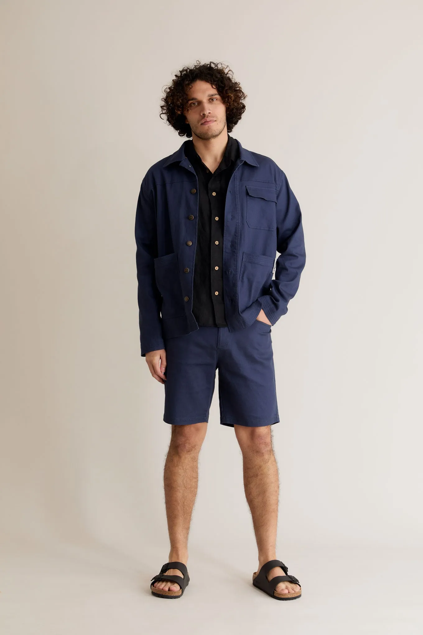 LYRIC - Organic Cotton Shorts Navy