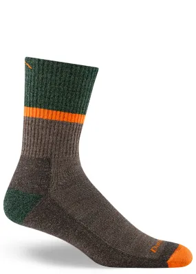 Men's Brown Ranger Cushioned Wool Hiking Socks