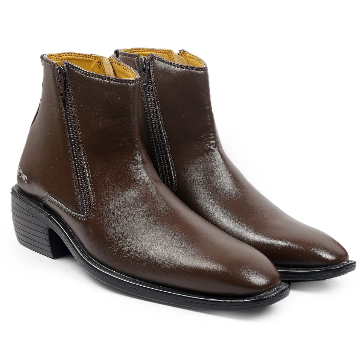 Men's Height Increasing Formal Wear Zipper Boots