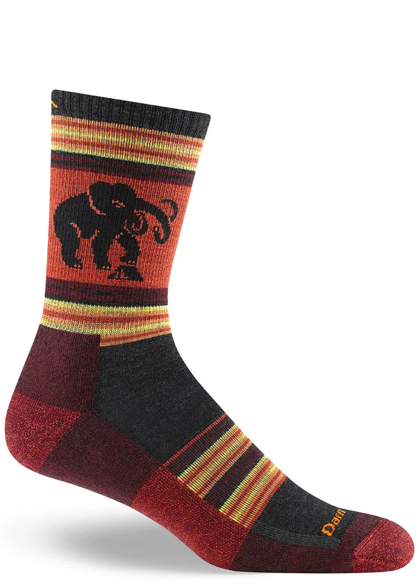 Men's Lava Woolly Mammoth Light Cushion Wool Hiking Socks