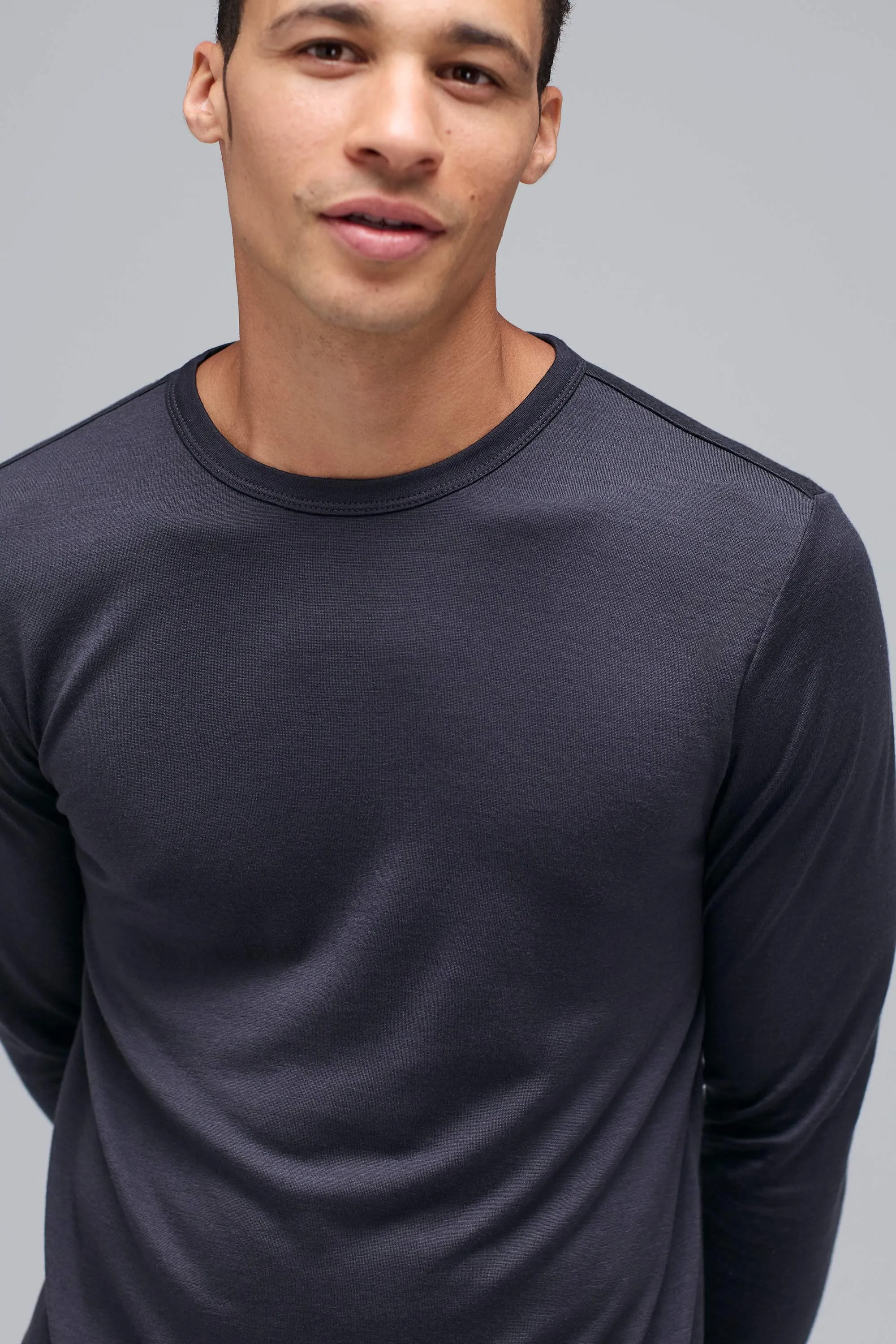 Men's Long Sleeve Merino Crew