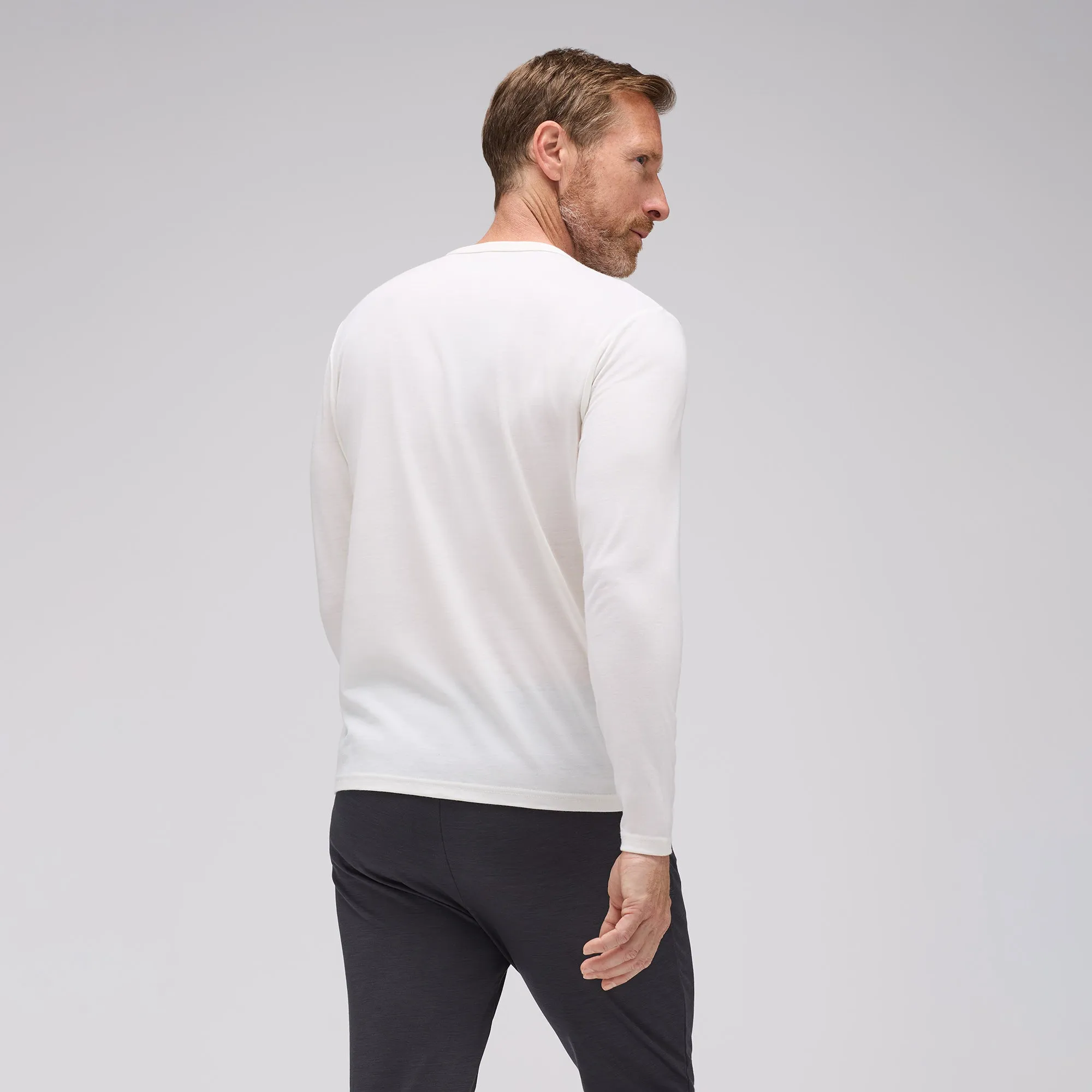 Men's Long Sleeve Merino Crew