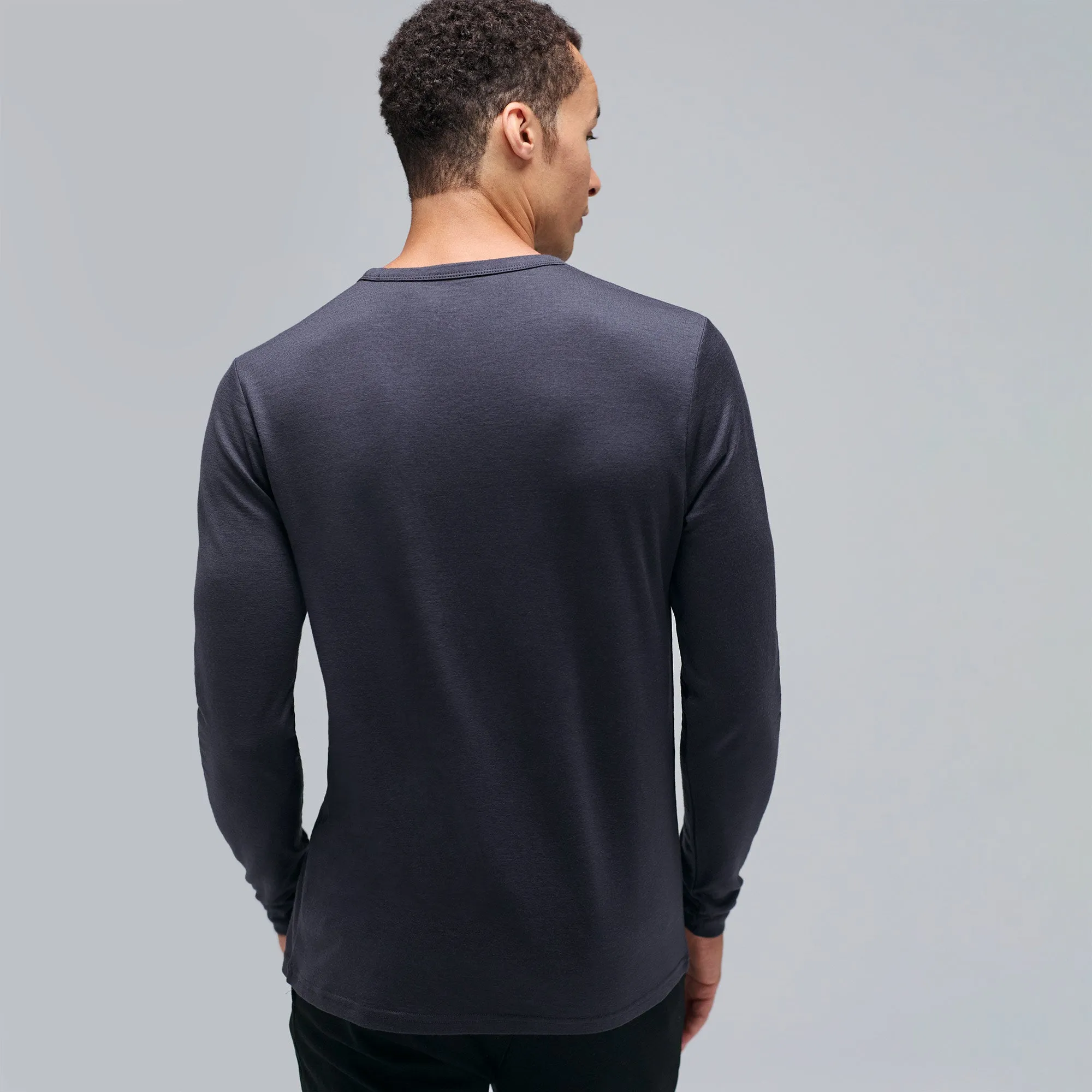 Men's Long Sleeve Merino Crew