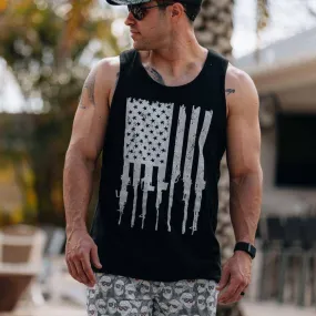 Men's Rifle Flag Tank - Black