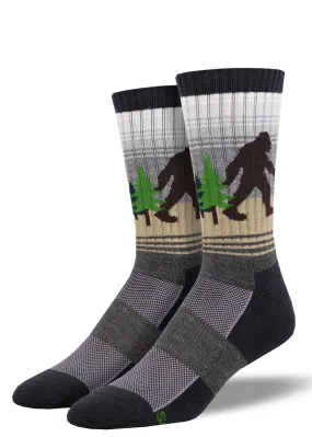 Men's Sasquatch Cushioned Wool Hiking Socks