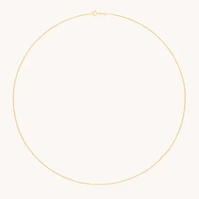 Miyu Chain Necklace in Solid Gold