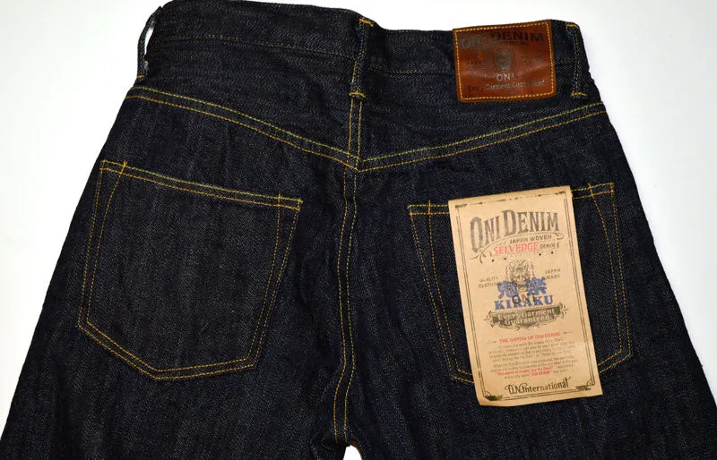 ONI DENIM "022-Kiraku" 12oz Kiraku Denim Relax Straight