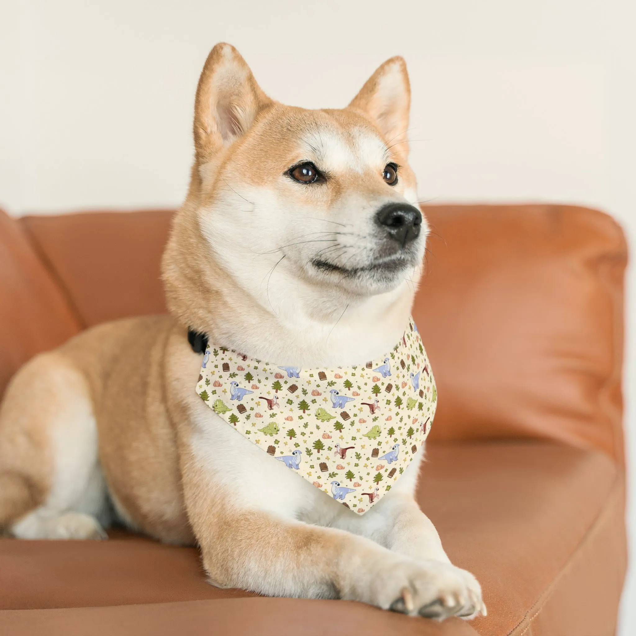 Pet Bandana Collar - Roaming Rancher in Tamablume Cream