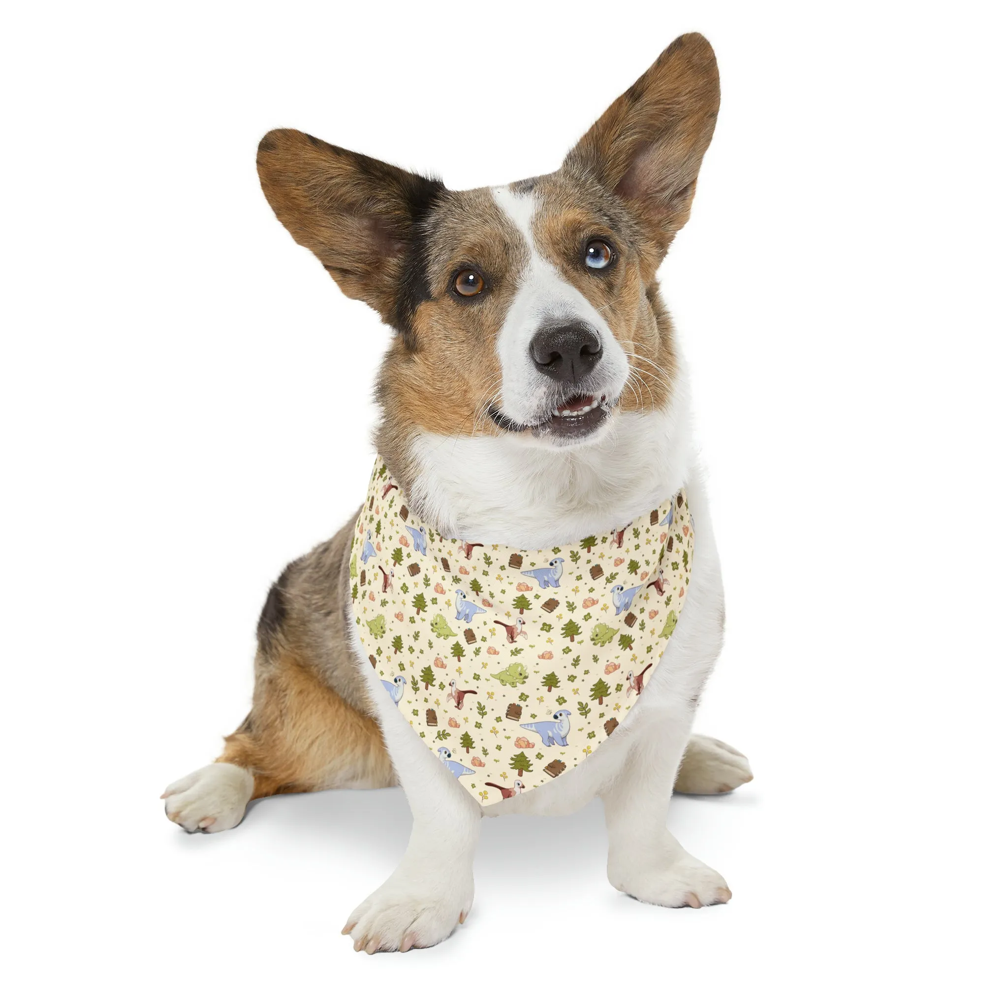 Pet Bandana Collar - Roaming Rancher in Tamablume Cream