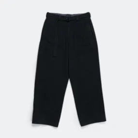 Pleated Work Pant - Jet Black