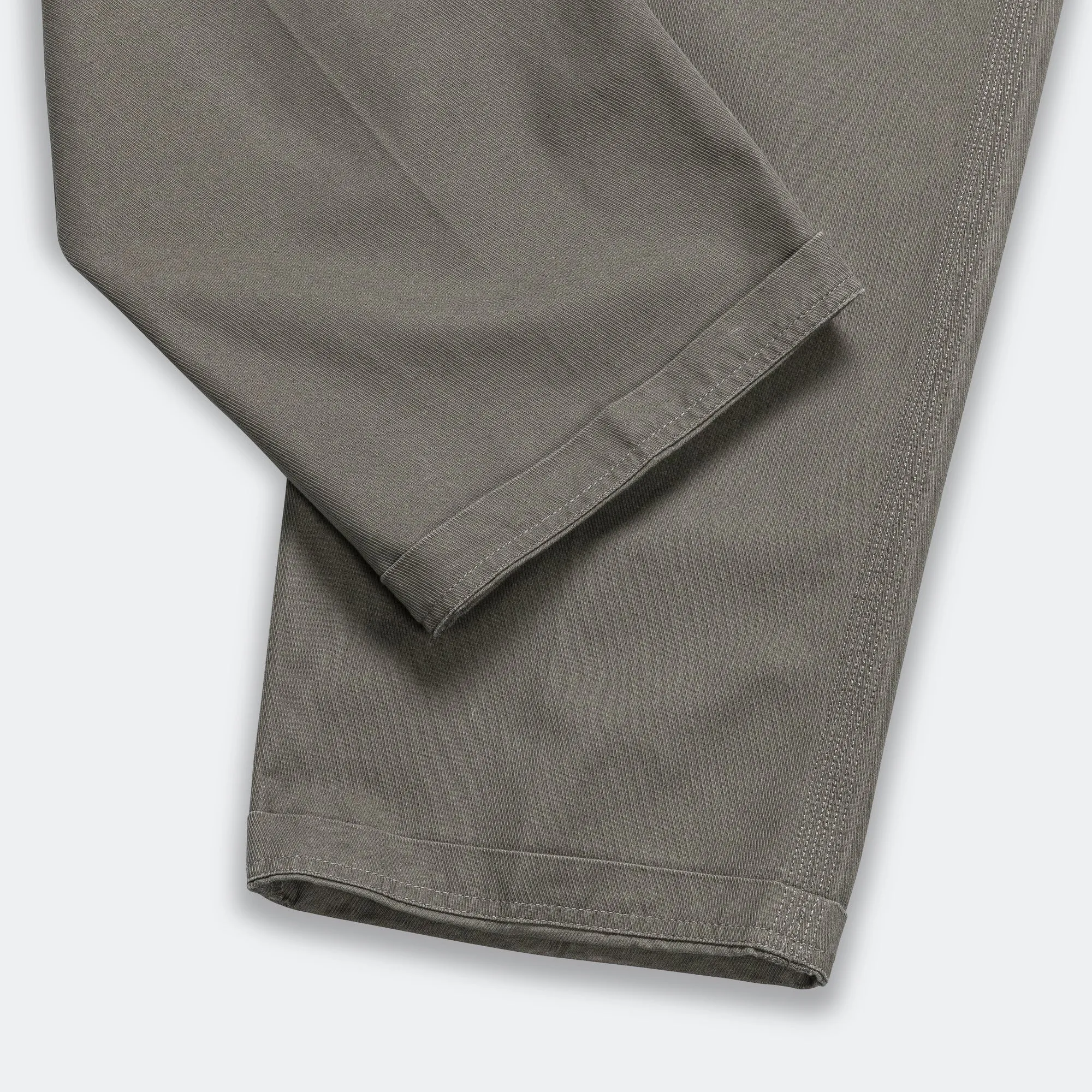 Pleated Work Pant - Pewter Green