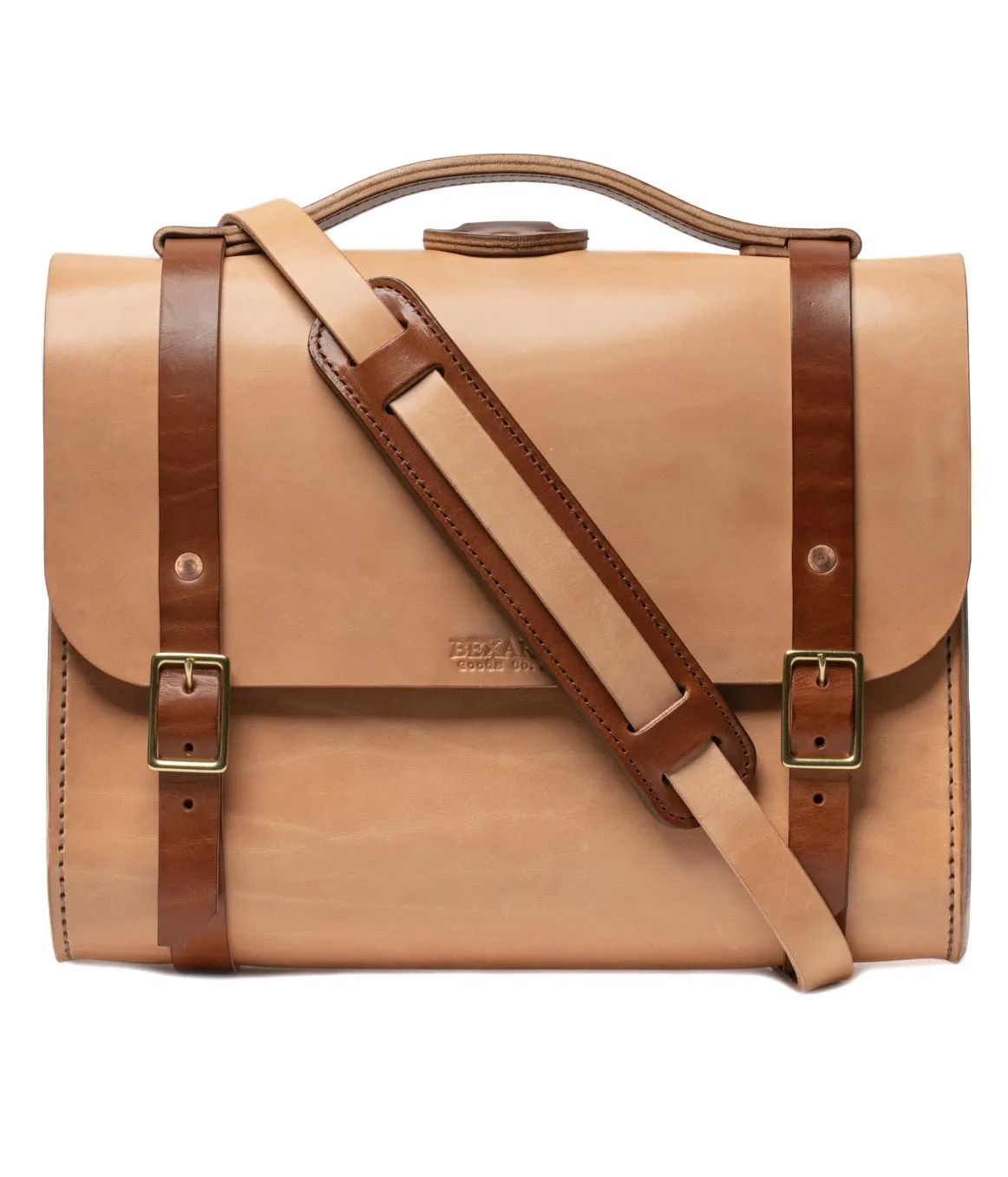 Porter Satchel // Russet   Buck Brown