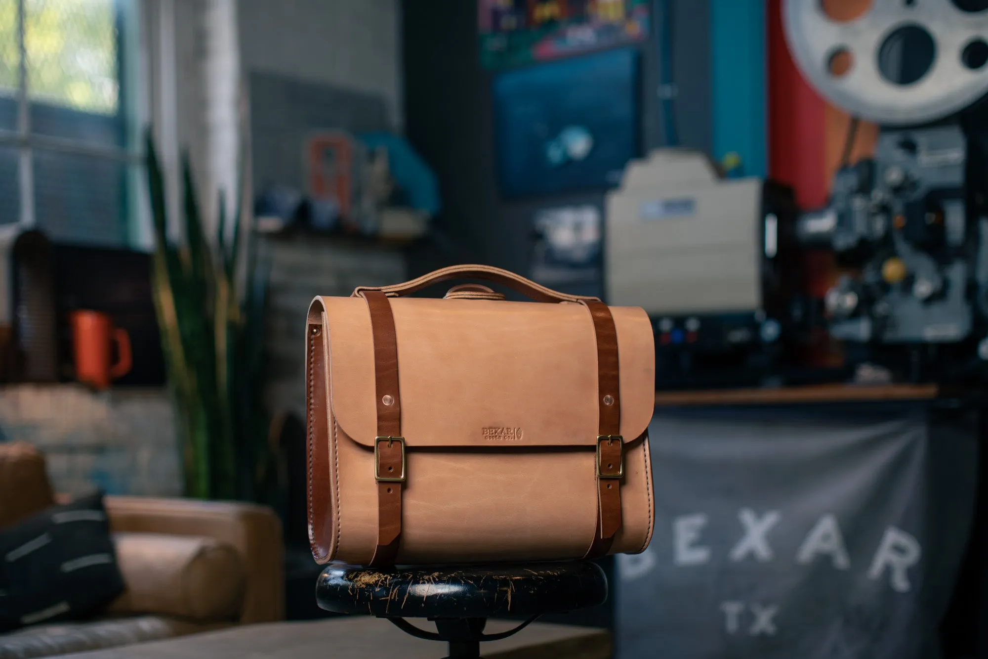 Porter Satchel // Russet   Buck Brown