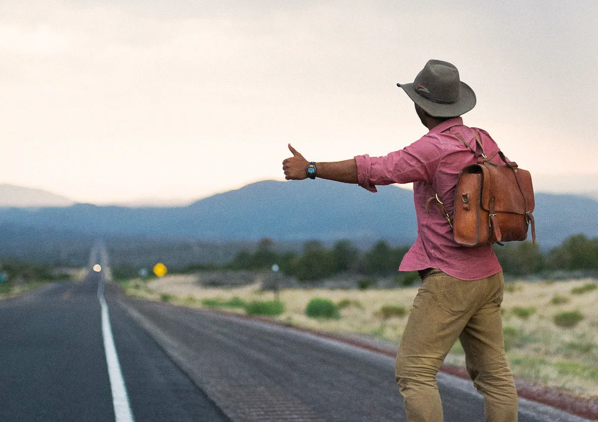 Porter Satchel // SOS Orange