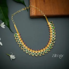 PP101147 - Gold Tone Kerala Traditonal Mango Necklace