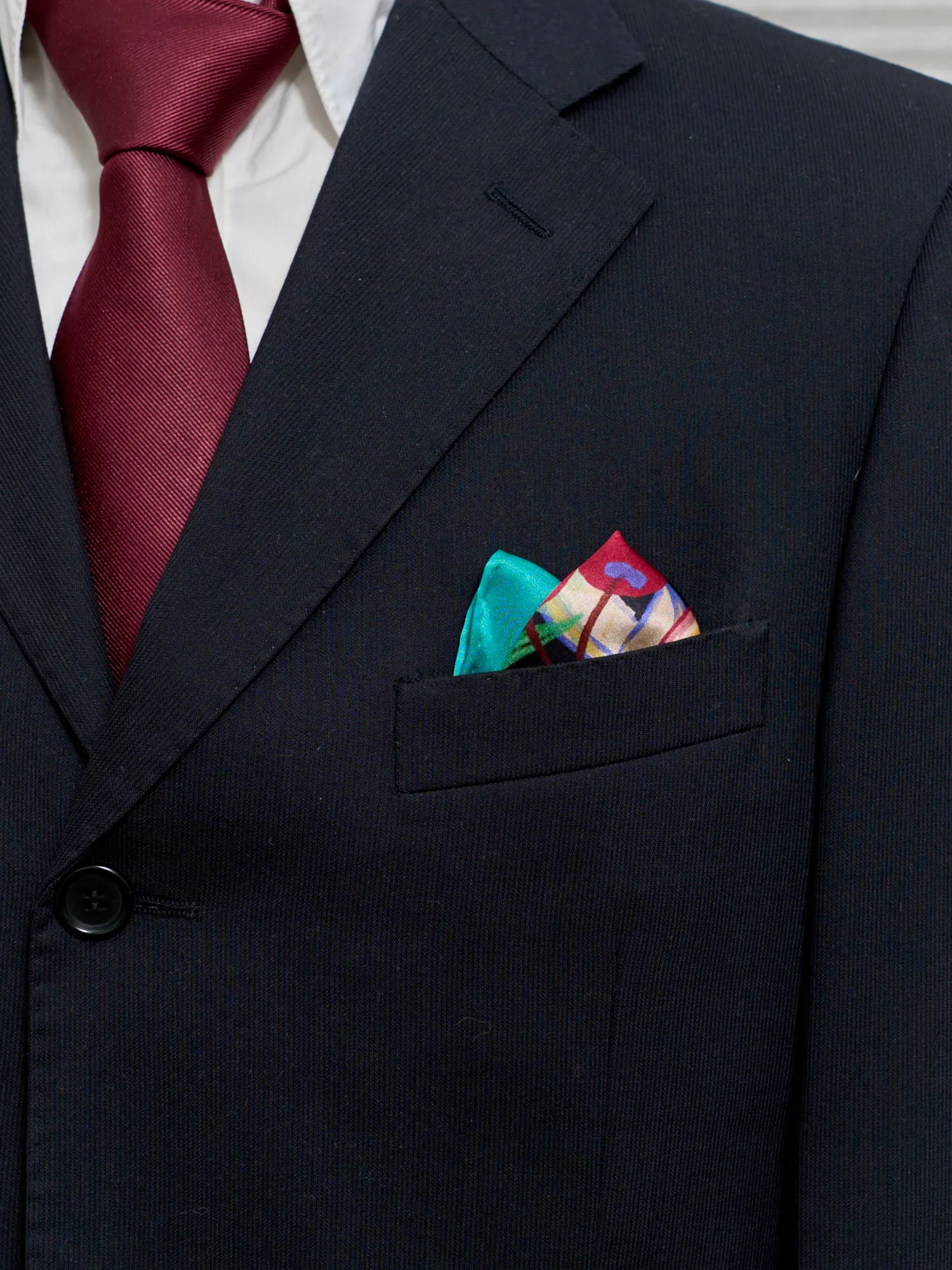 "Party Time" Silk Pocket Square