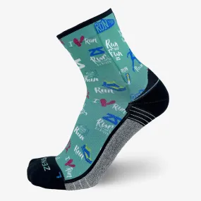 Running Motivation Socks (Mini-Crew)