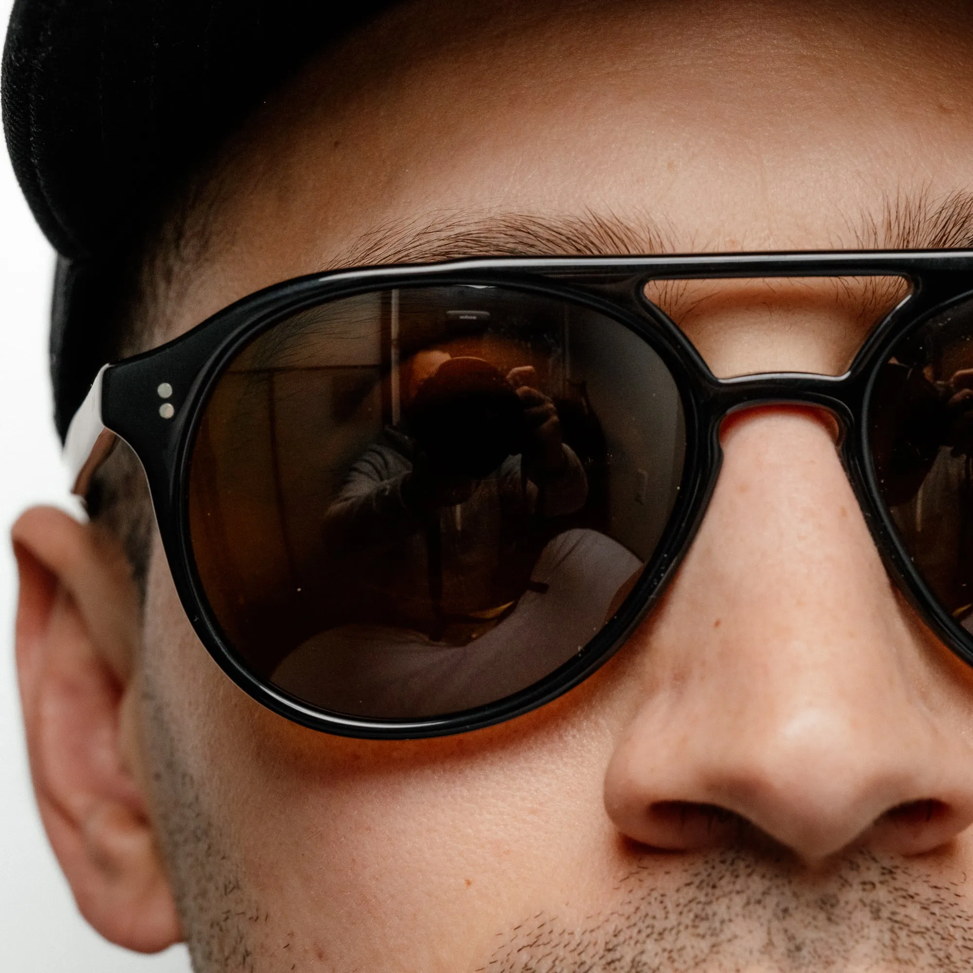 SALT. Rockwood Black | Polarized Glass Deep Brown Lens