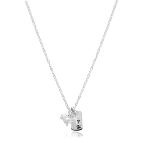 Shih Tzu Personalised Silver Dog Tag Necklace