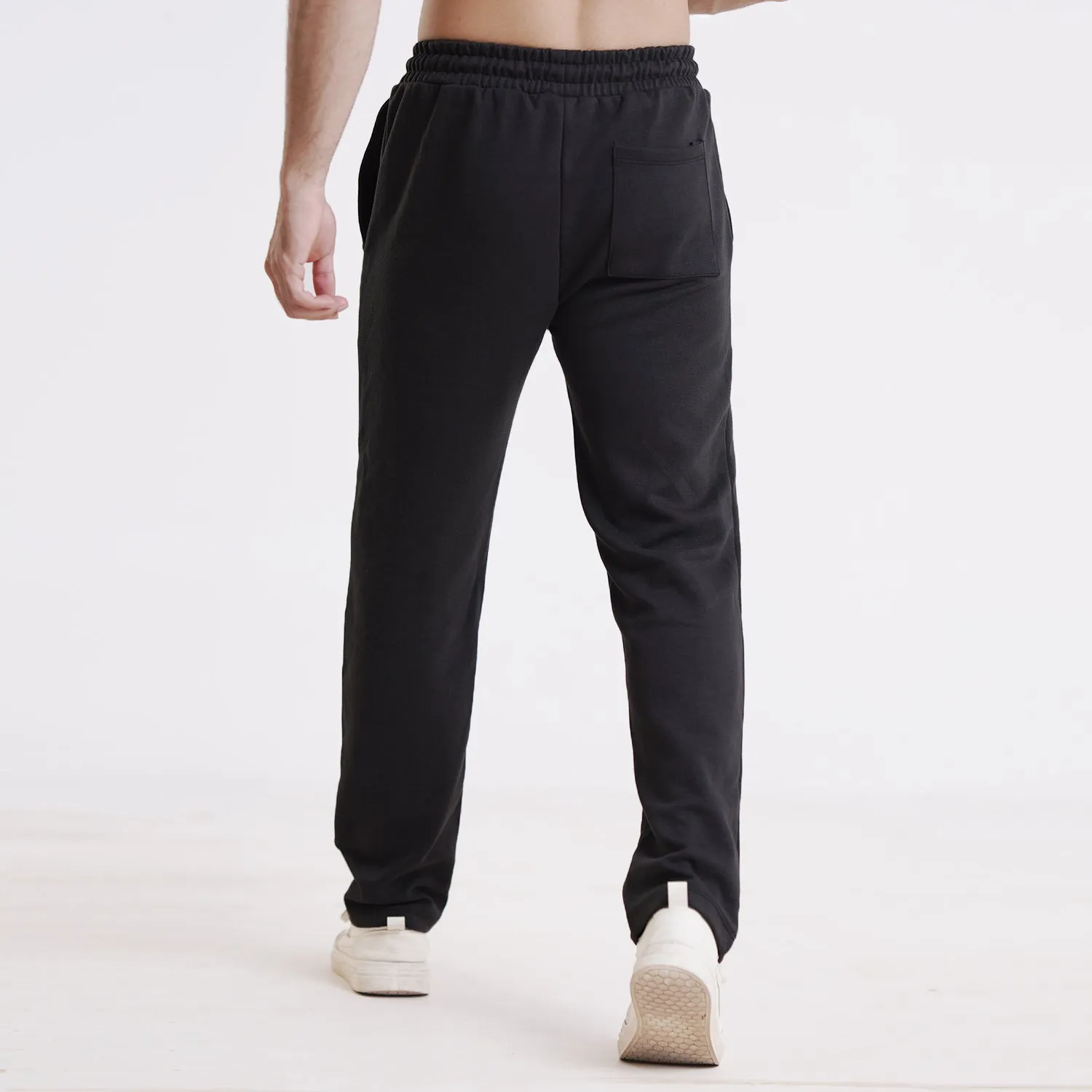 Tf-Basic Charcoal Premium Cotton Straight Bottoms