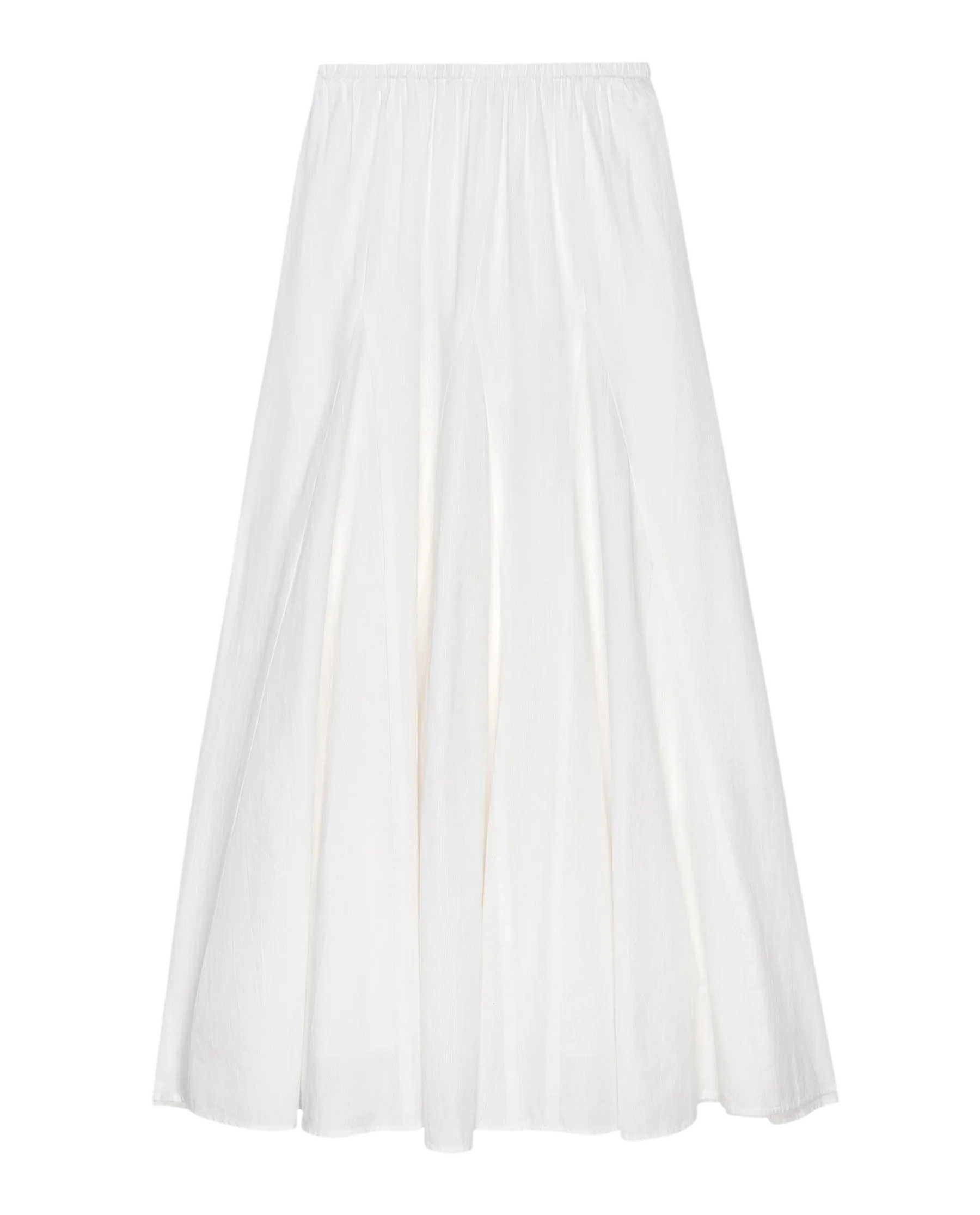 The Godet Skirt. -- White