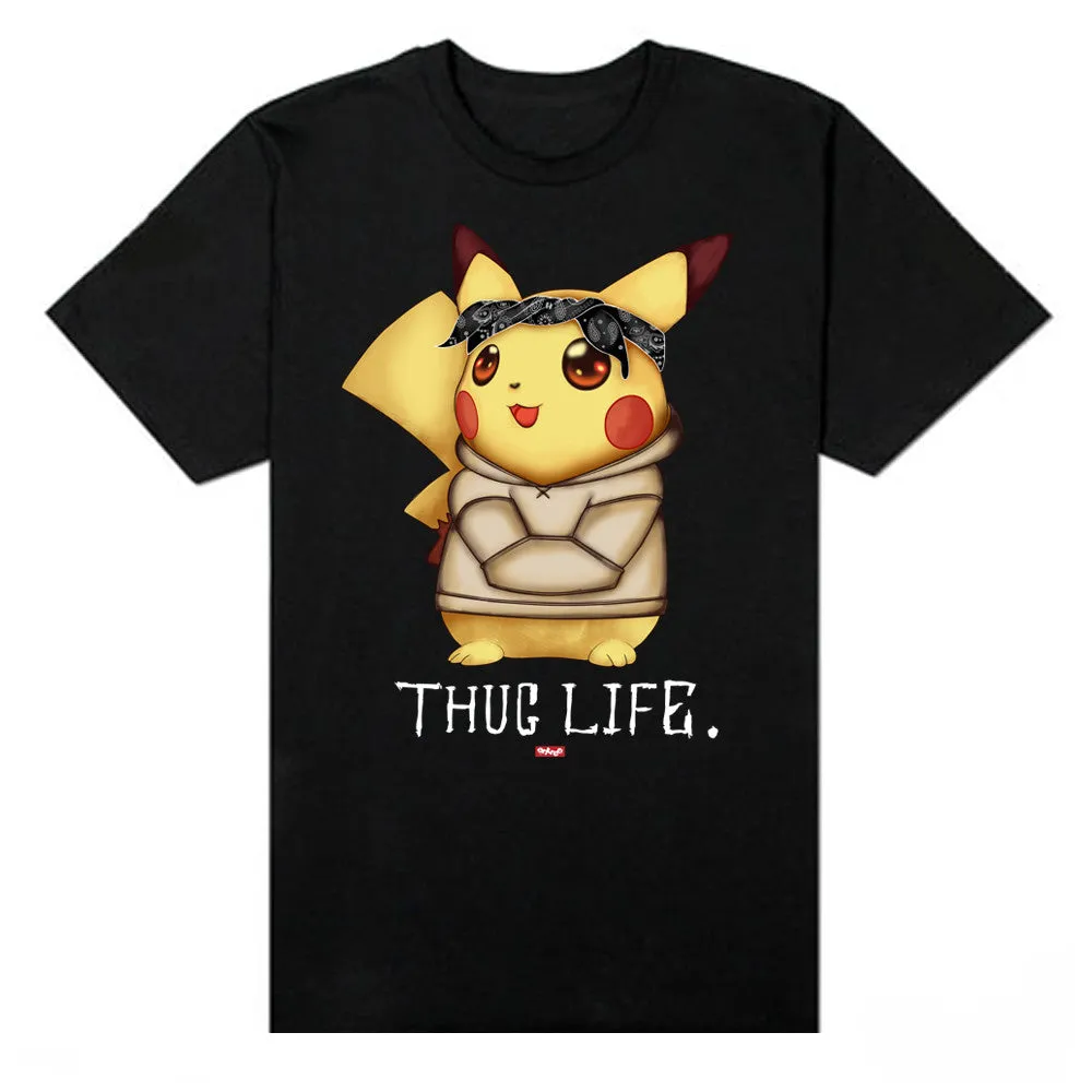 Thug Life IV Pikachu Black Tee