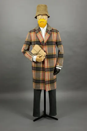 walking coat harbor plaid