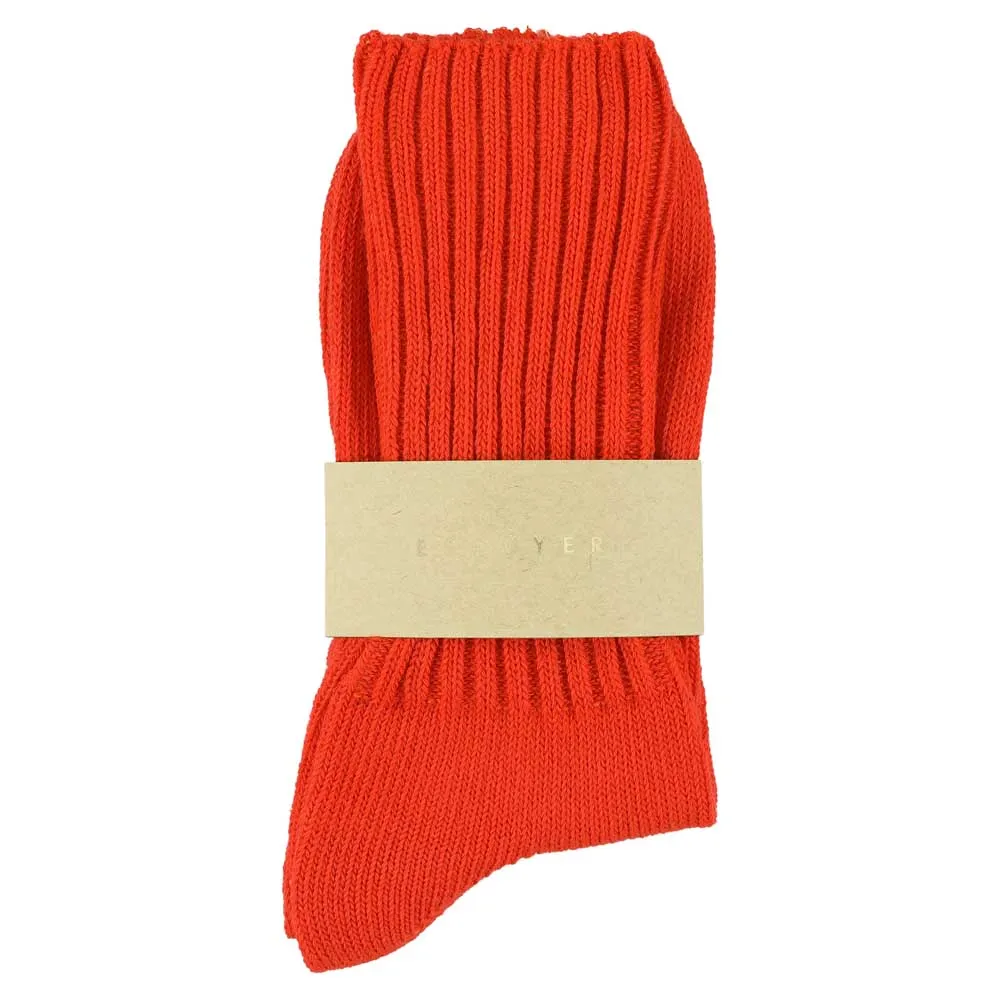 Women Crew Socks - Orange