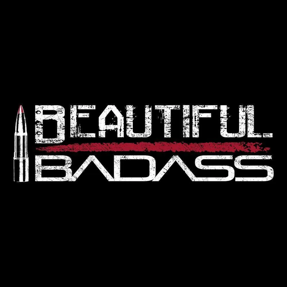 Women's Beautiful Badass V-Neck - Black