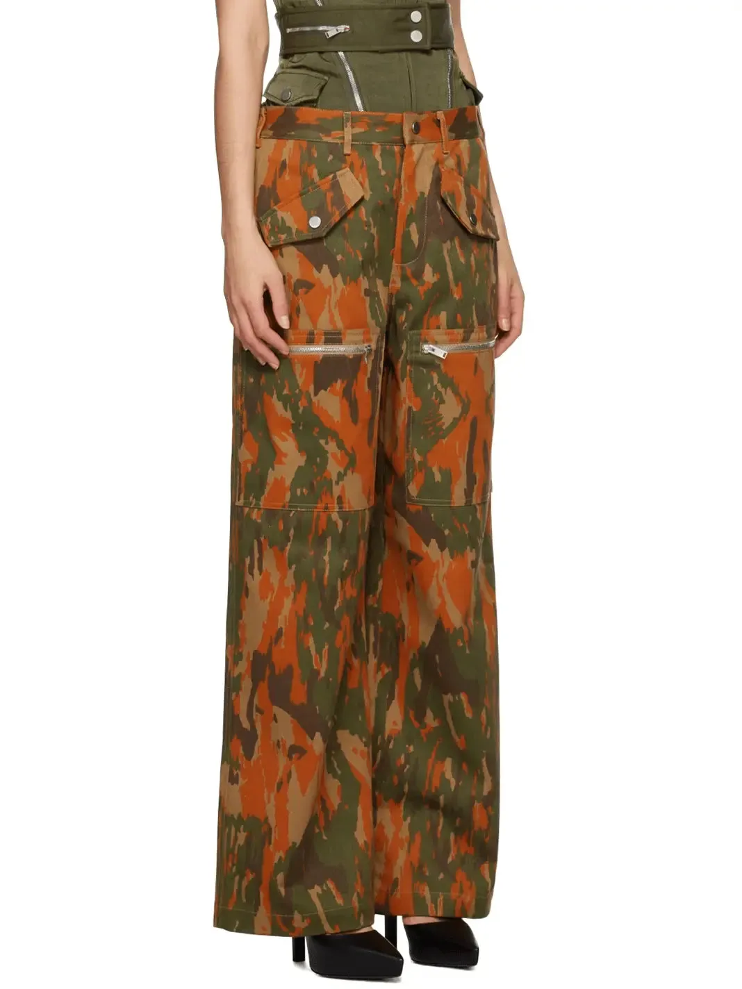 Women’s Camouflage Slouchy Pocket Trousers