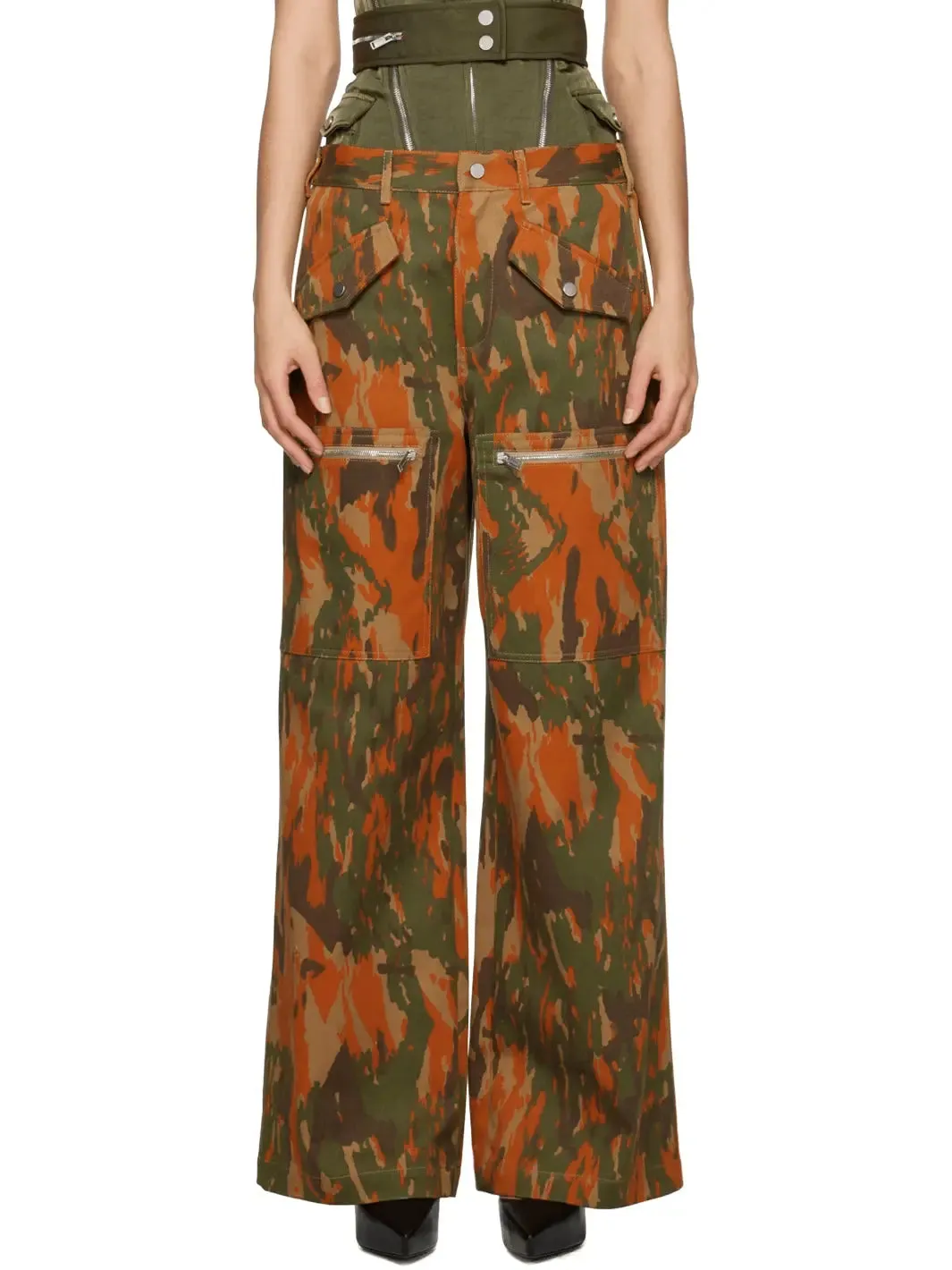 Women’s Camouflage Slouchy Pocket Trousers