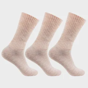 Women's Skin Woolen Socks - Pack of 3