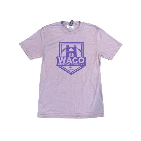 WRC Heathered Lavender Badge Tee